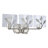 Wykeria 3-Light Vanity Light with Hammered Water Glass-1332508620
