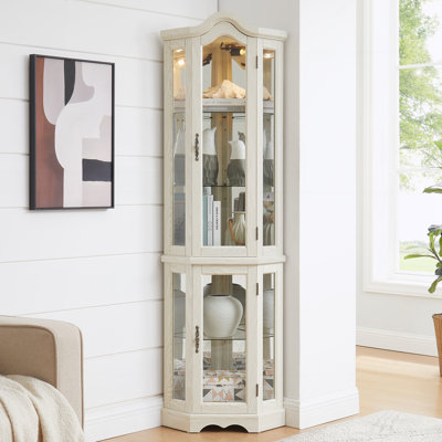 Cabinet d'angle avec ampoule