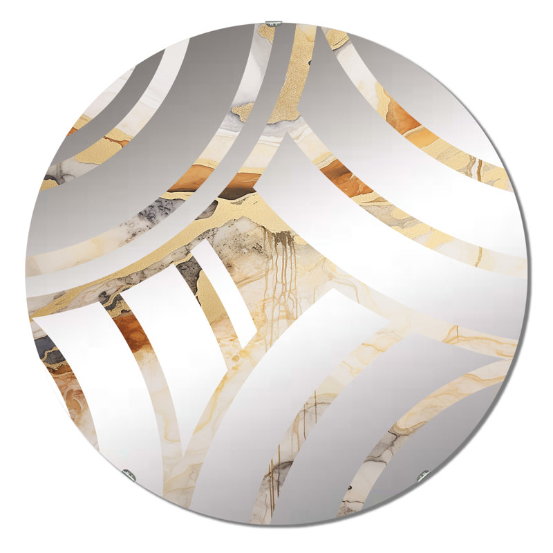 Miroir décoratif Evanny, 23,6 po x 23,6 po