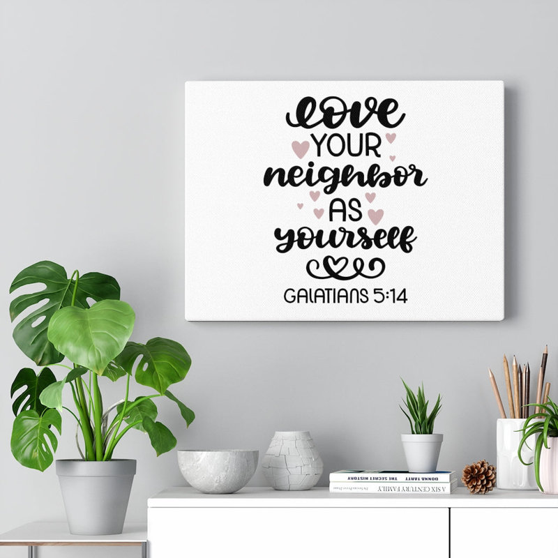 Your Neighbor - Wrapped Canvas Print, 30cm H x 41cm W