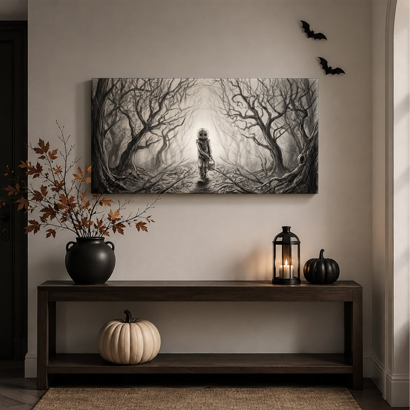 Art mural sur toile Masque, 20"W x 10"H