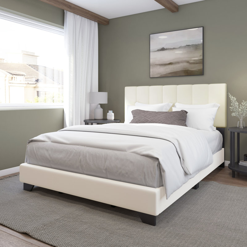 Lit tapissier standard Burlwood