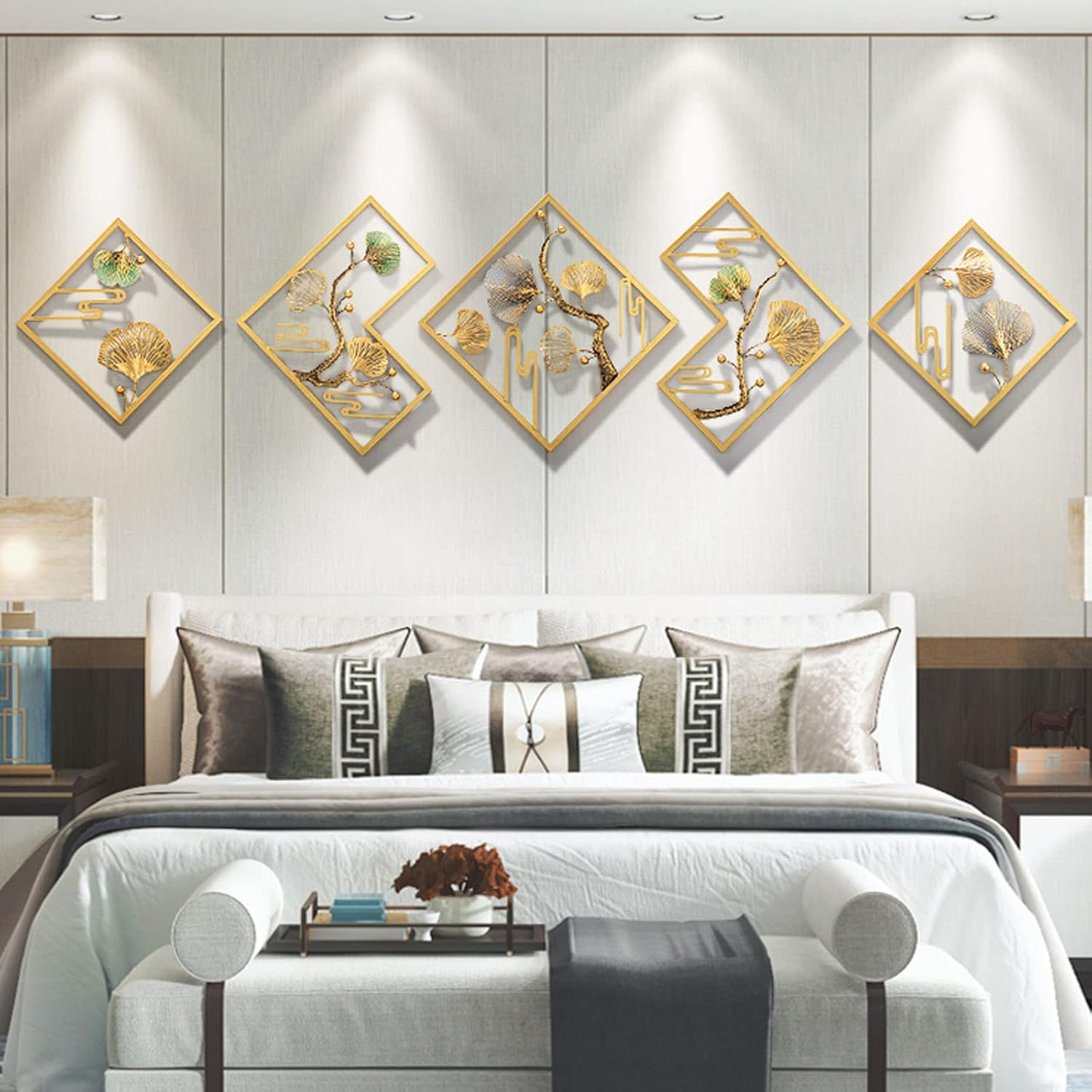 NIERBO 5 Wall Decor Set Metal | Wayfair