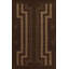 Hand Tufted Wool Geometric Area Rug in Brown-1007710554