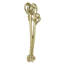 EDGAR BEREBI KEY LARGO, RIGHT SIDE 5" CENTER TO CENTER PULL IN SOFT GOLD FINISH-85556196