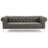 Idyll Tufted Button Upholstered Leather Chesterfield Sofa-1562677969