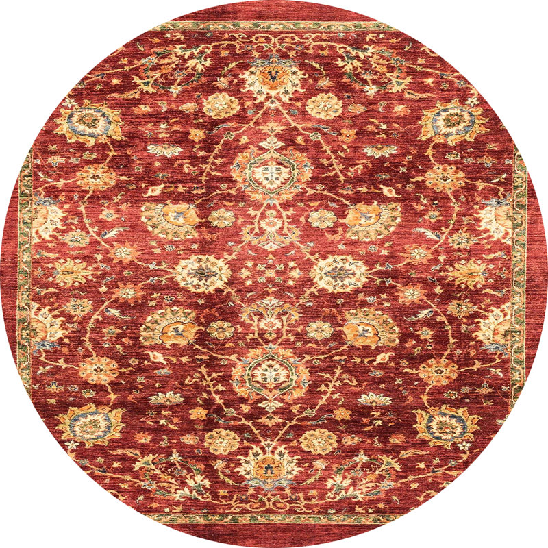 Abstract Indoor Rug, Round 3'