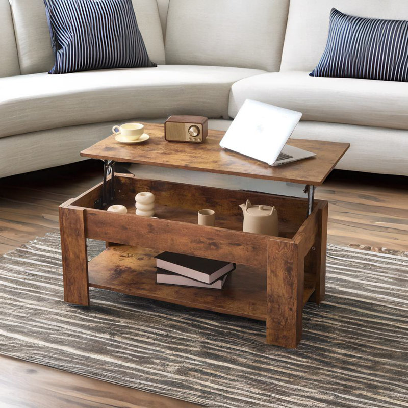 Wooden Lift Top Coffee Table