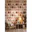 Terre cuite poterie papier peint vases en céramique terreux neutres décoration murale amovible-370538378