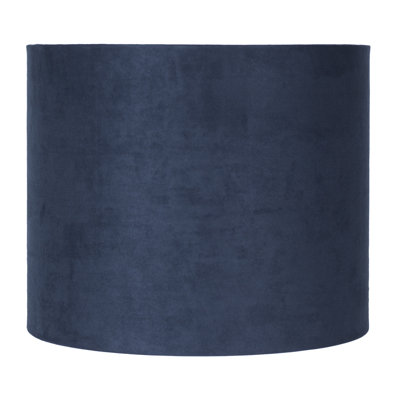 Abat-jour tambour en faux cuir Ganya Classic
