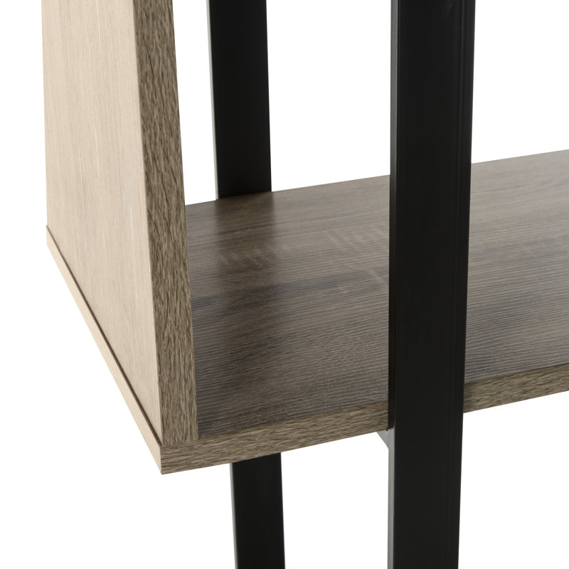 Blonde Etagere Bookcase