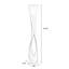 Lampe sur pied Creative Creative avec abat-jour en bois massif de lin