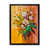 Impression noire sur toile encadrée sélectionné