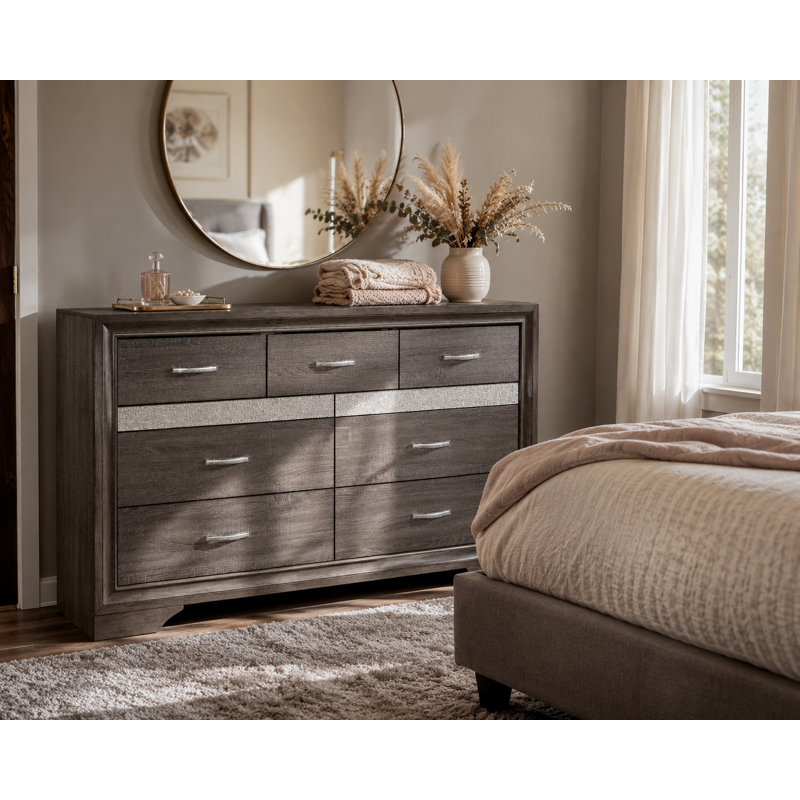 Ghugas 63'' Wide 7-Drawer Dresser