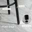 Bar Stool with Steel Frame