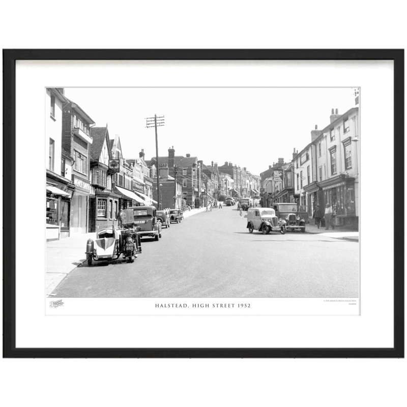 Halstead, High Street 1952 by Francis Frith - Single Picture Frame Print, 28cm H x 36cm W x 2.3cm D