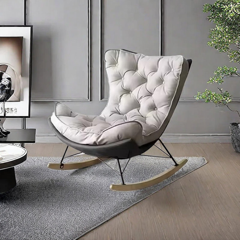 Chaise berçante élégante Metaxia Art