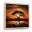 African Safari Tree Sunset Bliss - Art mural arbre-1471084217-1471084220