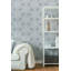 Abra Snow Blossom 10' L x 24" W Wallpaper Roll-2035350591-2080035606