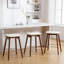 Ensemble de 3 tabourets de bar 26 po en bois massif sans dossier 26 po-676556594-676556592