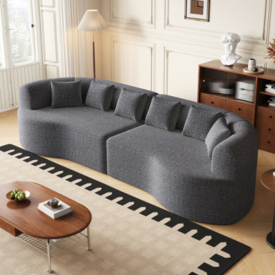 Selda 2 - Piece Curved Sectional Sofa