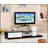Ivana & Finish Multi-Functional Rectangular TV Stand with Stable Support and Open Storage Shelves