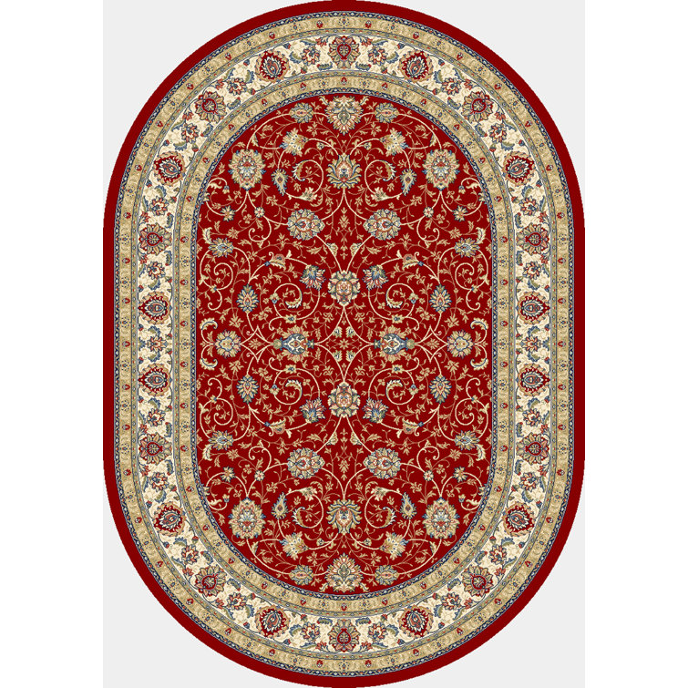 Tapis oriental rouge Attell