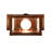 6.5" Wide Tropical Palm Tree Right Wall Sconce