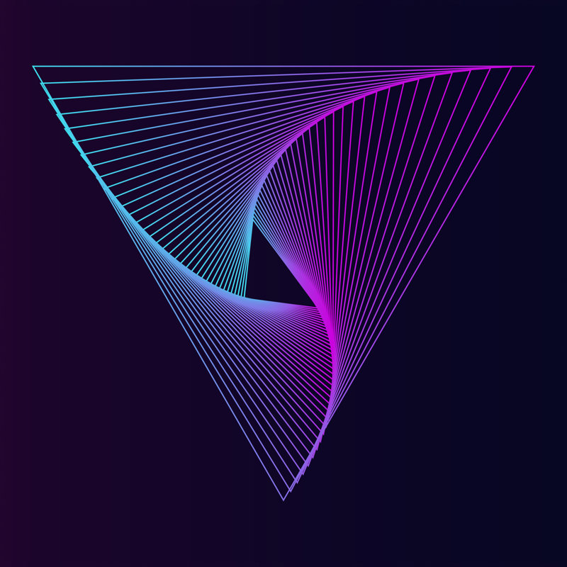Abstract Wallpaper Vector - Wrapped Canvas Print, 76cm H x 76cm W x 3.8cm D