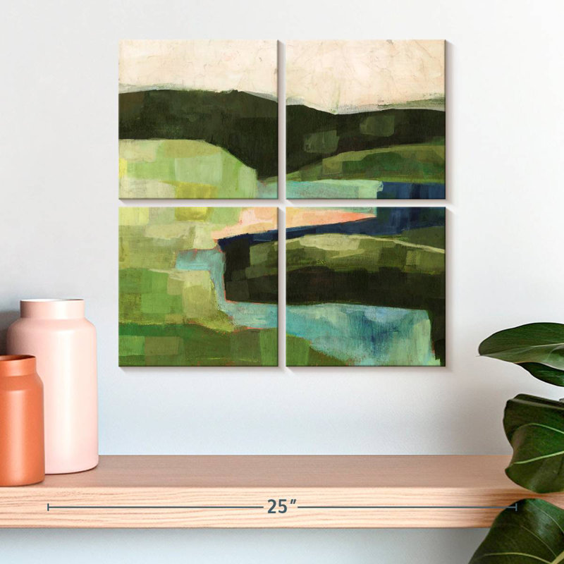 Avery Pastoral Patchwork II, 18" H x 18" W