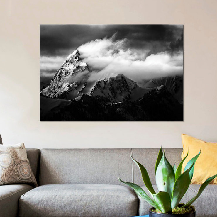 «Rock and Wind», reproduction de photo sur toile, H 18 po x l 26 po x P 1,5 po, Toile tendue, Pas de tapis