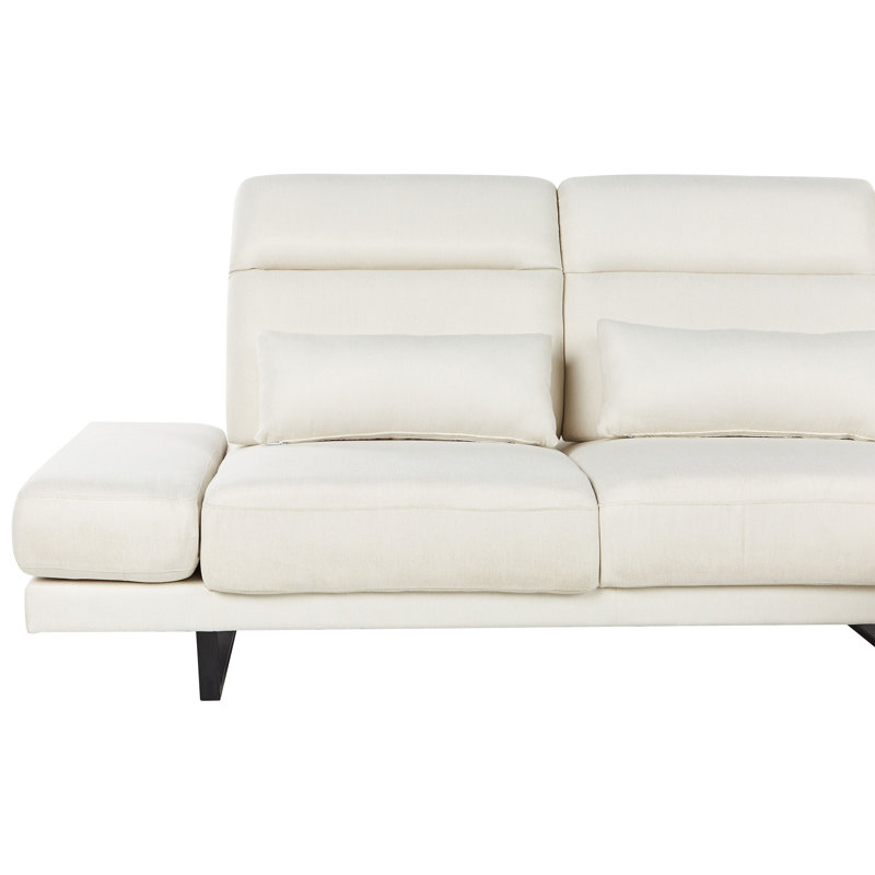 IKAST 4 Seater Reclining Sofa & Chaise, Light Beige