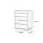 Commode d'appoint de style nordique