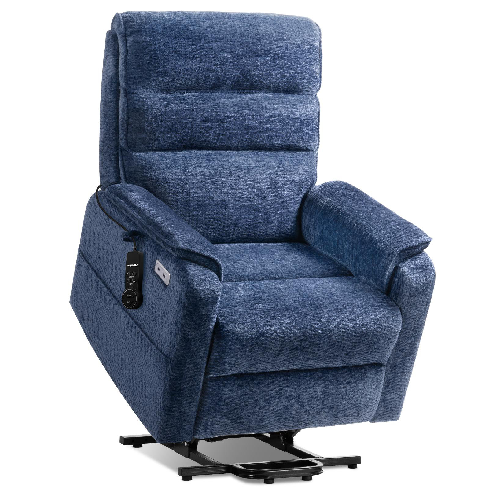 Latitude Run® Dual Motor Lay Flat Power Lift Chair Recliner for Elderly ...