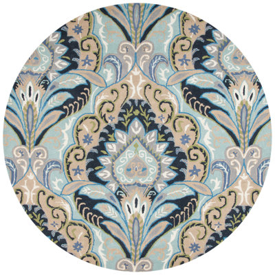 Kouerga bHand Tufted Wool Floral Rug