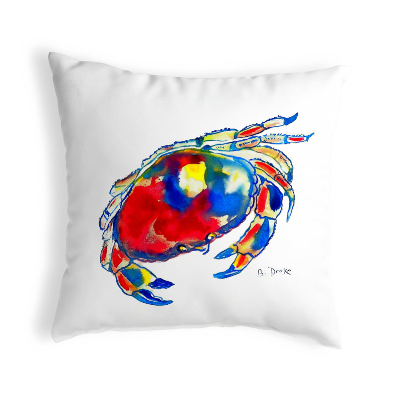 Coussin décoratif intérieur / extérieur Dungness Crab