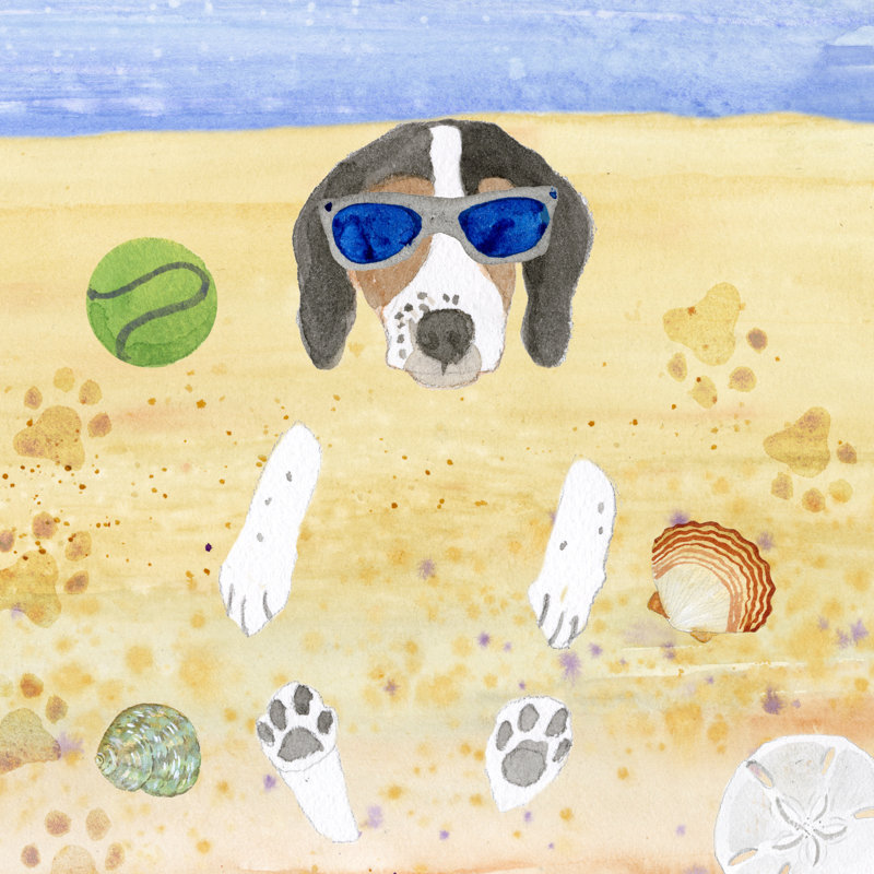Ruffin' It IV by Alicia Ludwig - Wrapped Canvas Painting, 51cm H x 51cm W