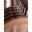 Solid Wood and Brass Clothes Hanger-102830736