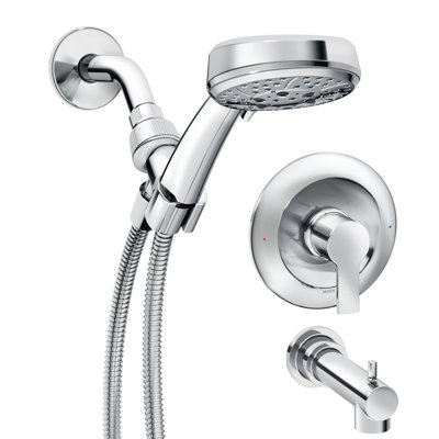 Baignoire / douche à poignée simple avec douchette Meena, valve incluse