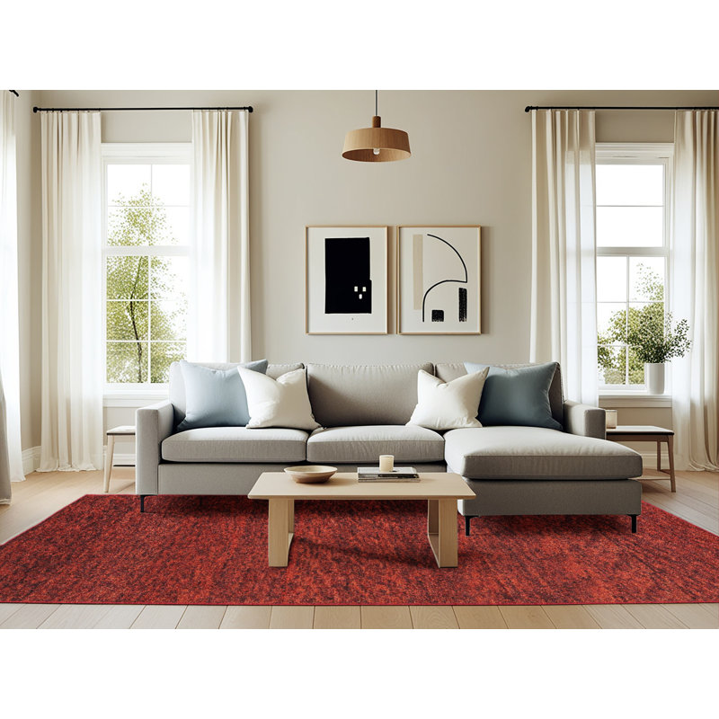 Abstract Indoor Rug, Rectangle 6' x 9'