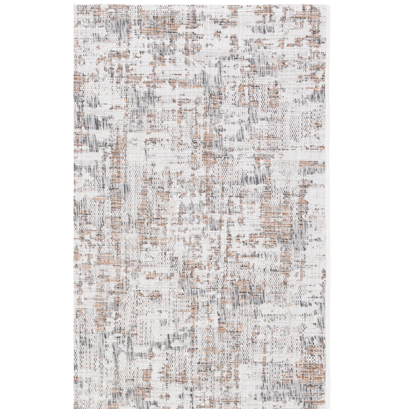 Courtyard Performance Abstract Indoor/Outdoor Area Rug, Rectangle 5'3" x 7'7"