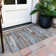 Machine Washable Indoor/Outdoor Cinead ACN1665 Chocolate Rug