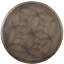 Melange Round Walnut Wood Dining Table