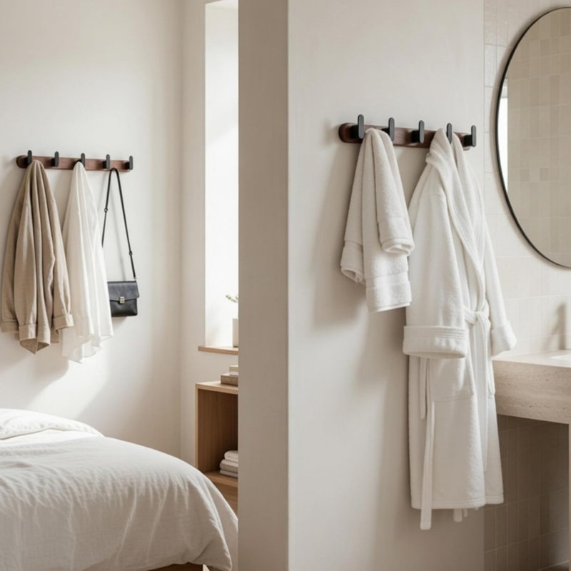 Freestanding 9 - Hook Coat Rack