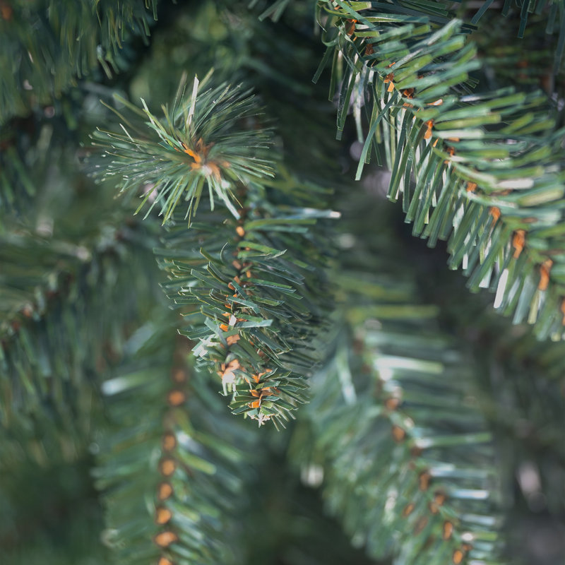 WOODLANDER SPRUCE - Artificial Slim Christmas Tree, 7 ft