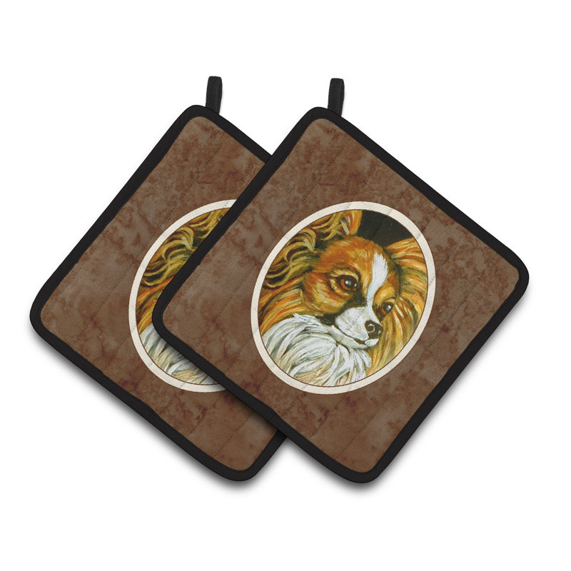 Caroline's Treasures Papillon Polyester Potholder