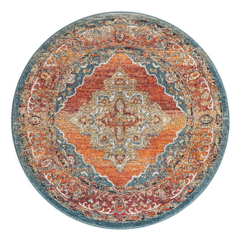 Alresford Oriental Indoor Rug, Round 5'1"