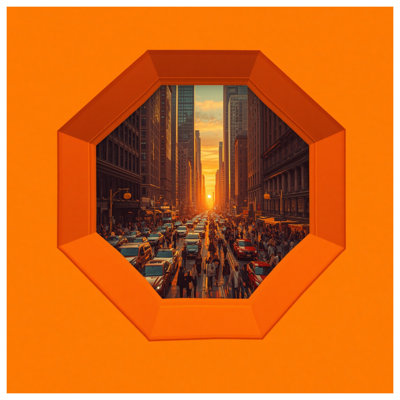 Housses de couette pour fenêtre Sunset Cityscape