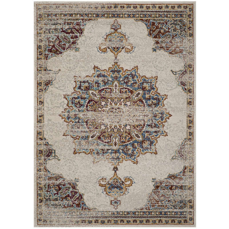 Andy Aria Performance Oriental Rug, Rectangle 5'1" x 7'3"