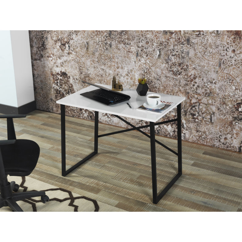 Bureau d'ordinateur l 23 po Neavins, Blanc